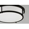 Maxim Rogue 1-Light 17" Wide Black Flush Mount Light 10274WTBK - alternate 2